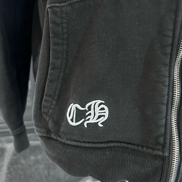 Chrome Hearts Zip-Up Hoodie - Size Small - Picture 5 of 9